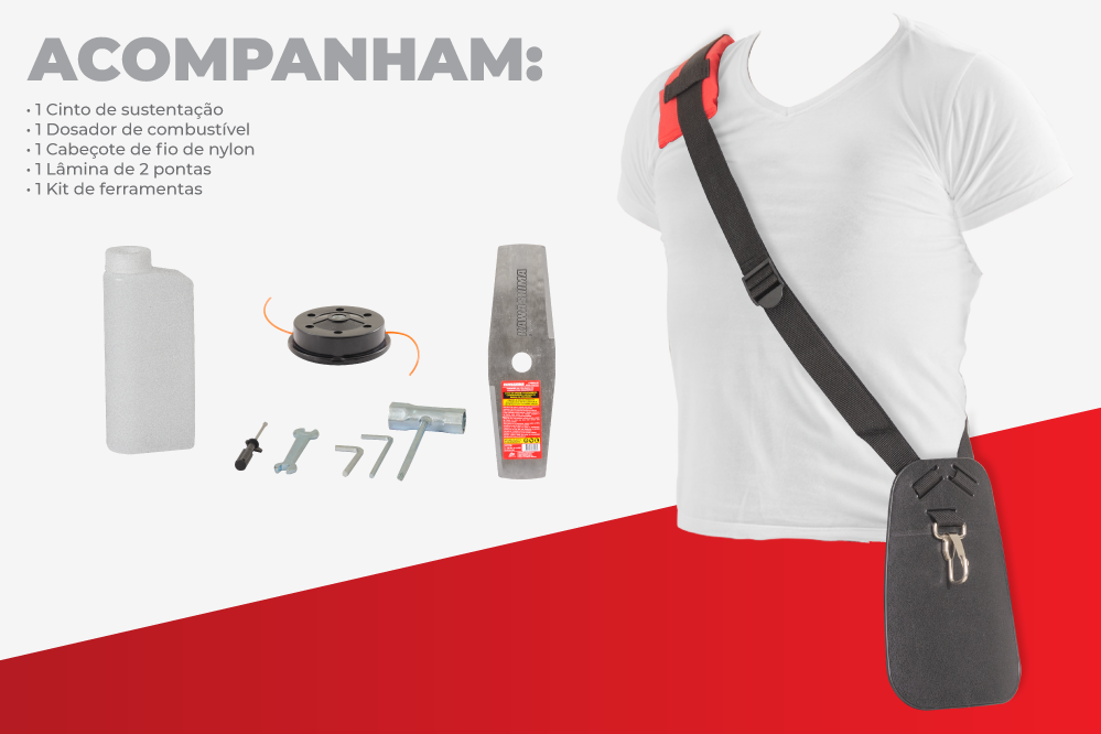 Roçadeira BCJ 331-L - Kawashima | Potência e Precisão para Roçadas